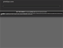 Tablet Screenshot of pinklips.com